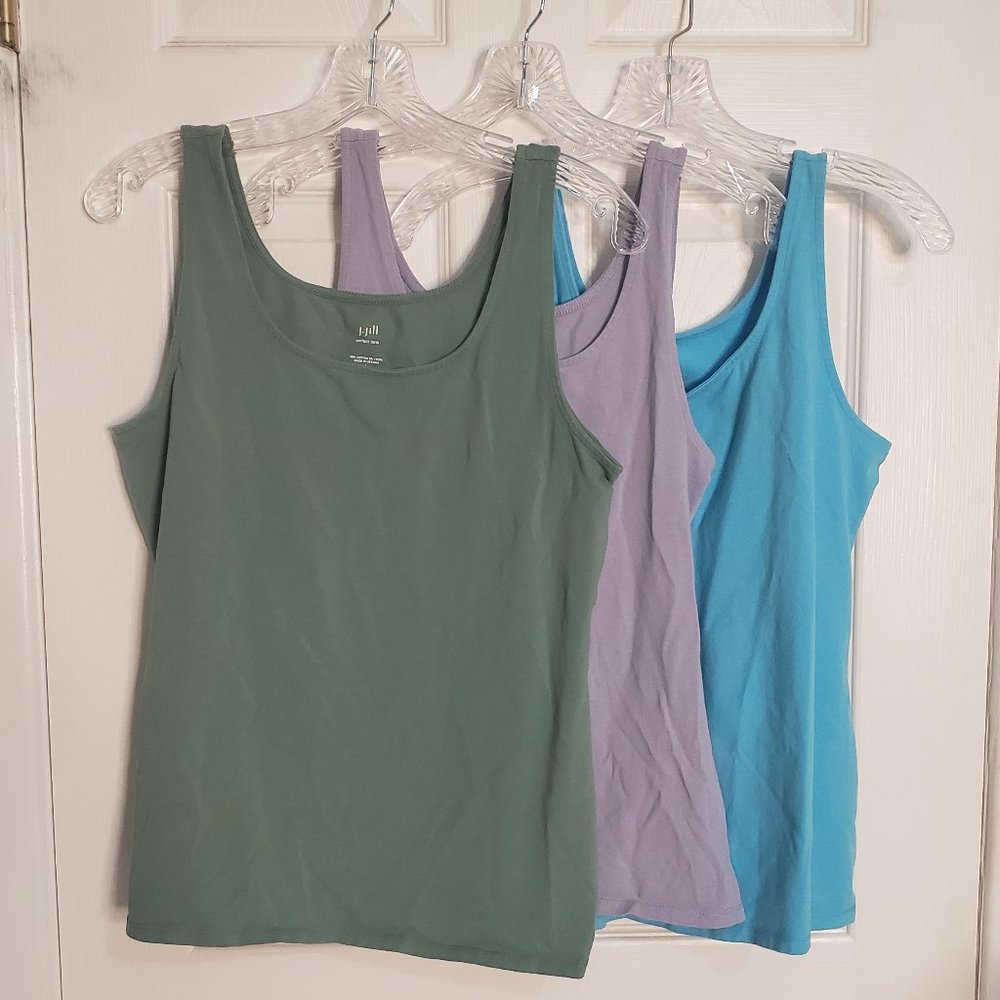 VGC Bundle of 3 J.Jill Perfect Tanks, M, L